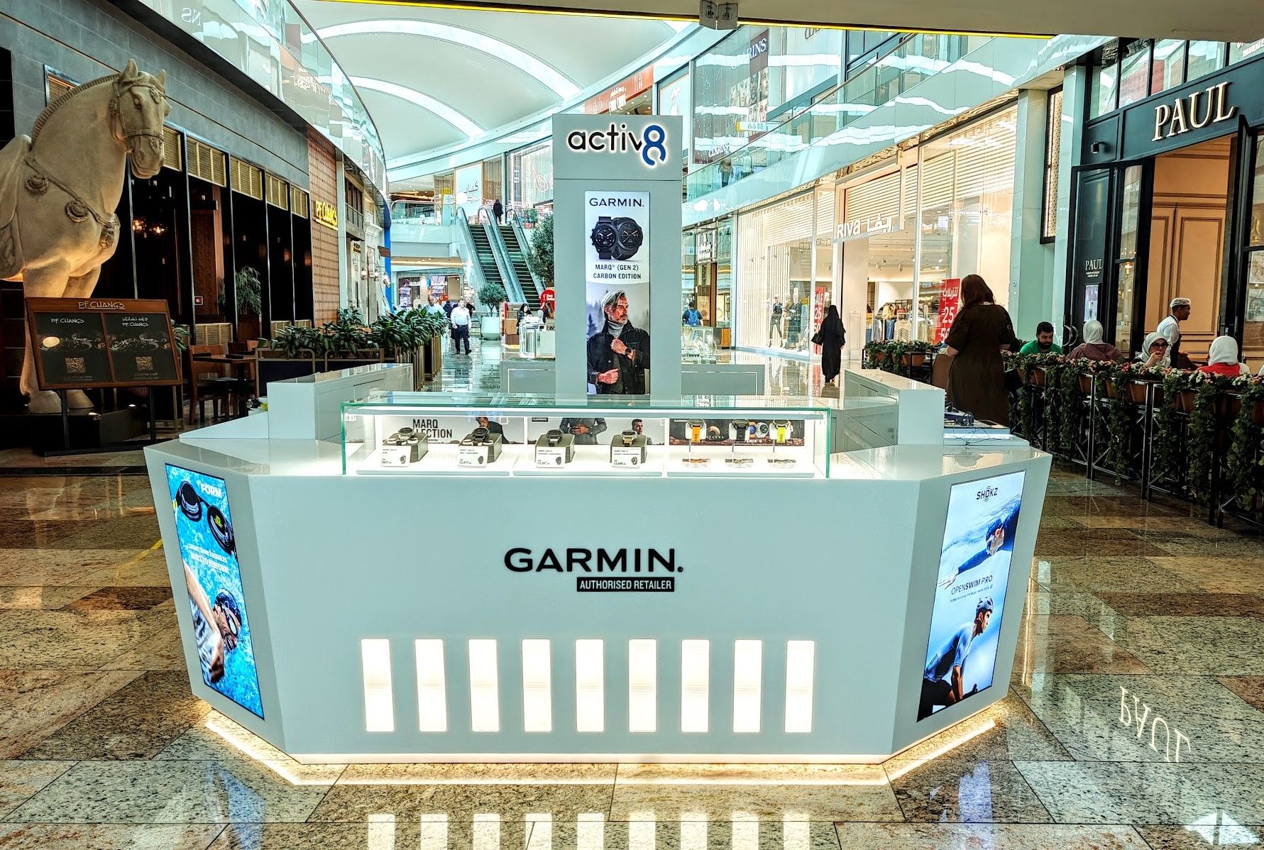 Stylenza branded activ8 retail installation