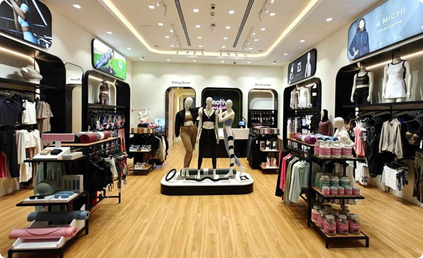 Stylenza branded activ8 retail installation