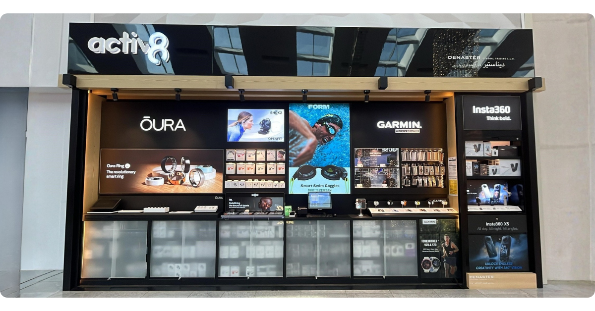 Stylenza branded activ8 retail installation